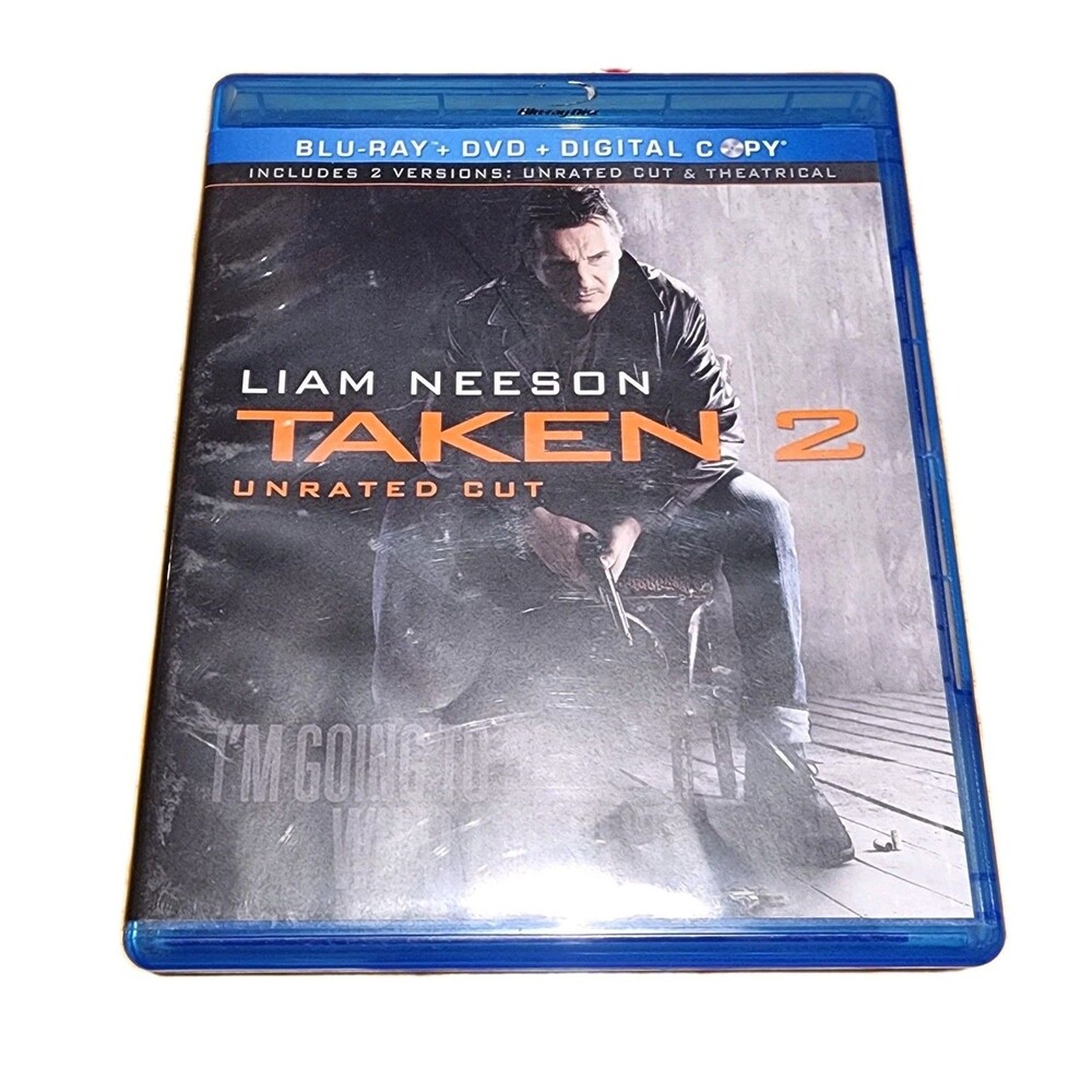 Taken 2 Unrated Cut Blu-ray + DVD 2013 Theatrical Liam Neeson PG-13 Action Movie